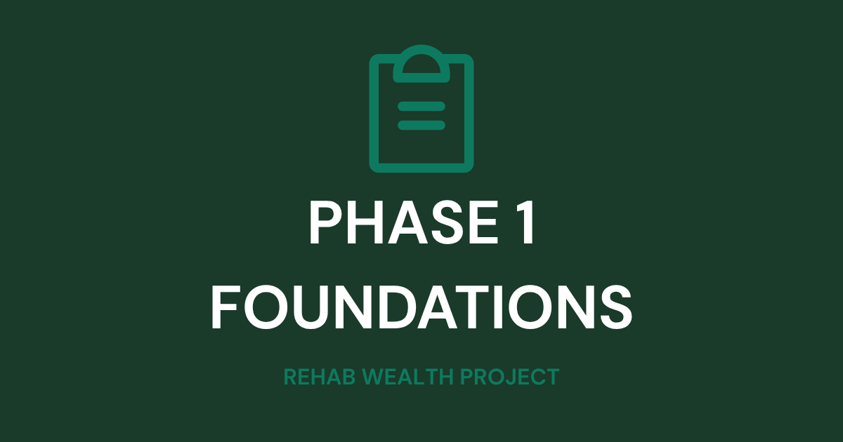 Phase 1 Foundations: What to Handle Before the Student Loans